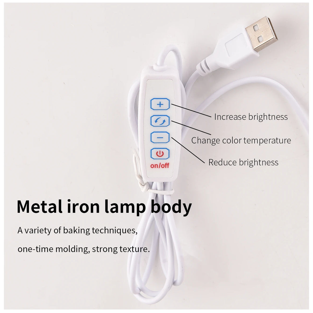 Table Lamp - Modern Cloud Design with USB, 3 Colors, 10 Dims SW-36210458 - SWEET-LIGHTS