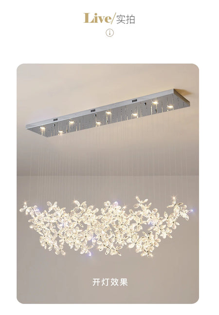 Pendant Light - Luxury Crystal Pendant Lamp for Dining Hall SW-36210345 - SWEET-LIGHTS