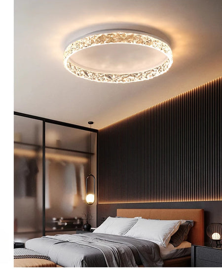 Ceiling Light - Nordic Light Luxury Circular LED Ceiling Light SW-36210457 - SWEET-LIGHTS