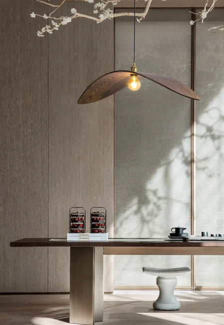Pendant Light - Modern Wabi Sabi Walnut Chandeliers Home Lights SW-36210567 - SWEET-LIGHTS