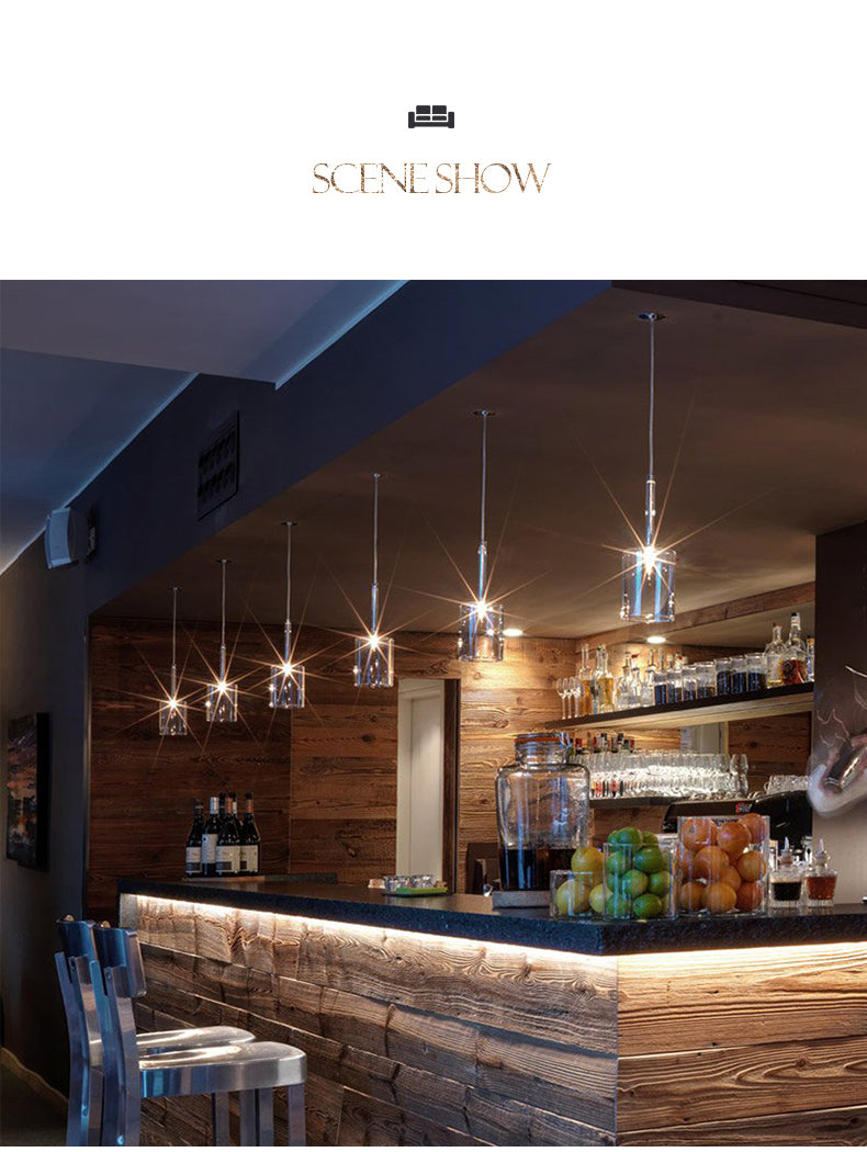 Pendant Light - Italian Minimalist Designer Bar Glass Cup LED Lamp SW-36210123 - SWEET-LIGHTS
