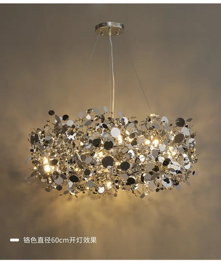 Chandelier - Modern LED Chrome Lamp for Dining Kitchen Bar SW-36210457 - SWEET-LIGHTS