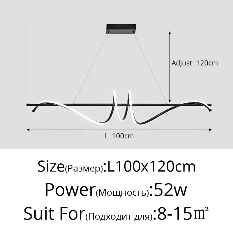 Pendant Light - Modern LED Living Room Hanging Lamp for Dining Table Kitchen Office Home Decor Minimalist SW-36210347 - SWEET-LIGHTS