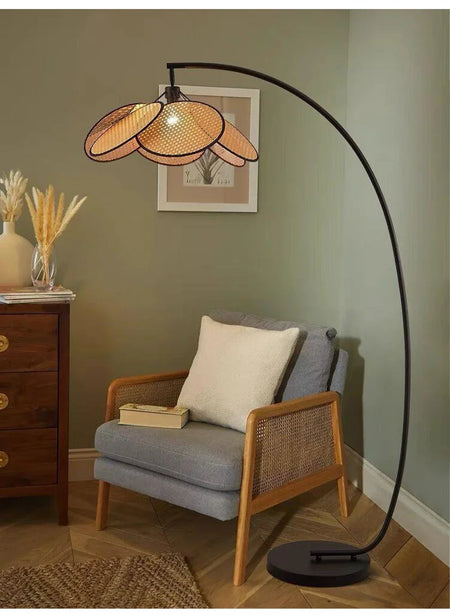 Floor Lamp - Knitting Rattan LED Lighting Nightlight for Living Room and Bedroom SW-36210346 - SWEET-LIGHTS