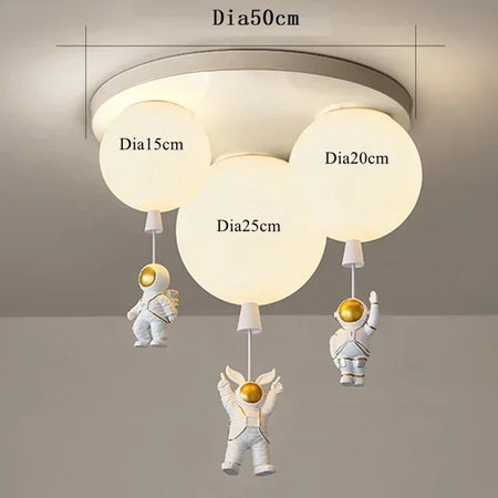 Children Lighting - Modern LED Astronaut Balloon Pendant Lamp SW-36210458 - SWEET-LIGHTS