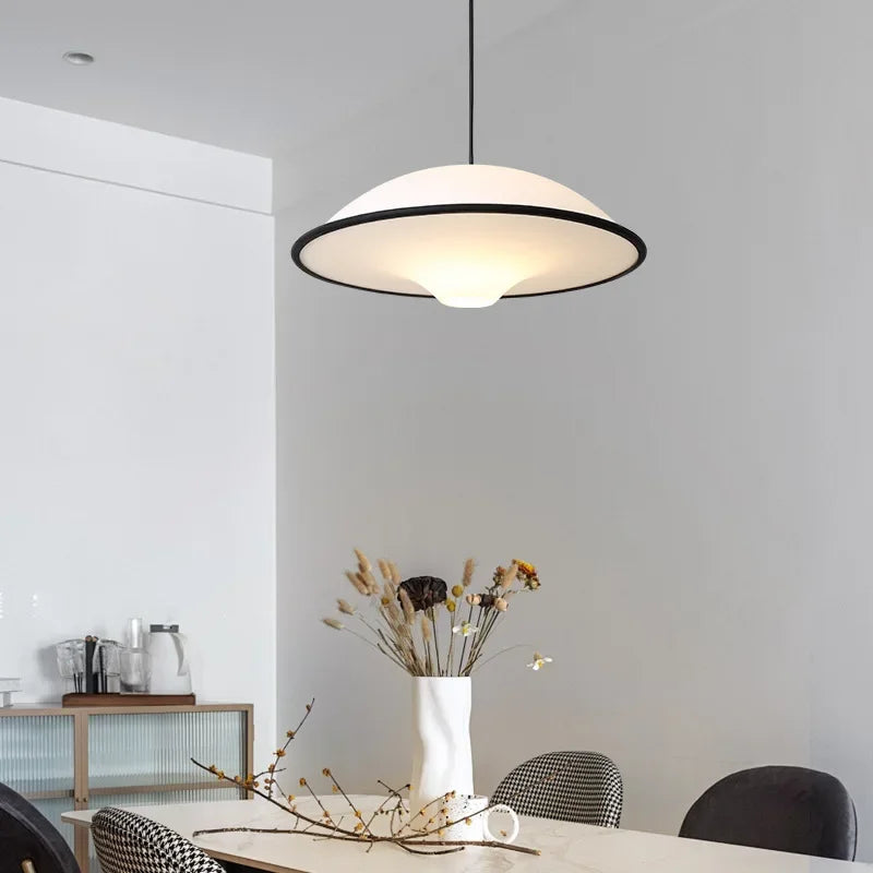 Pendant Light - Denmark Black Side White Acrylic Pendant Lamp For Dining Room Island Suspension Chandelier SW-36210843 - SWEET-LIGHTS