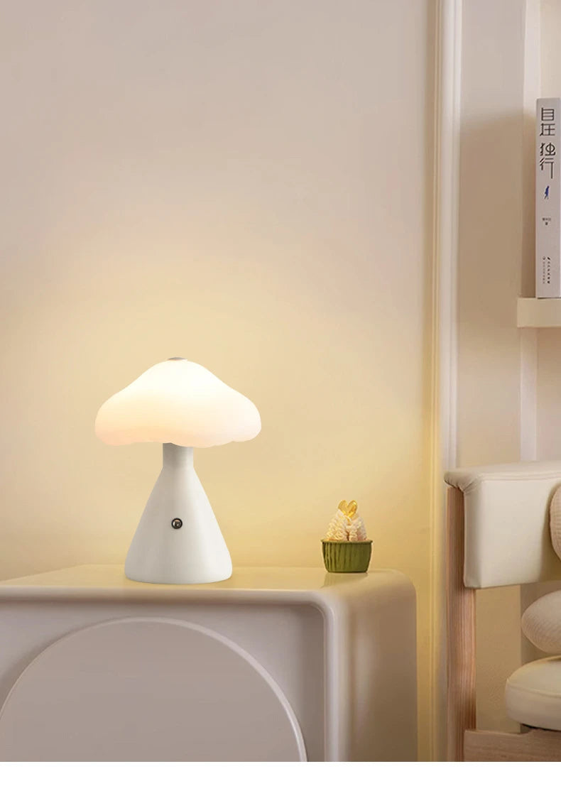 Table Lamp - LED Mushroom Night Light Touch Switch Bedroom SW-36210457 - SWEET-LIGHTS
