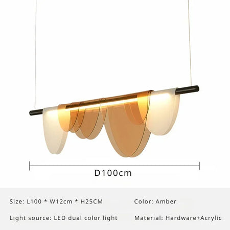 Pendant Light - Nordic Salon Colored Acrylic Chandelier LED Lamp for Dining Living Room Bedroom Lustre Lightings SW-36210923 - SWEET-LIGHTS