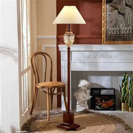 Floor Lamp - TEMAR American Retro Luxurious Standing Light SW-36210457 - SWEET-LIGHTS