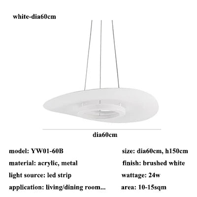 Pendant Light - Nordic Led Changeable Light Metal Lamp SW-36210567 - SWEET-LIGHTS