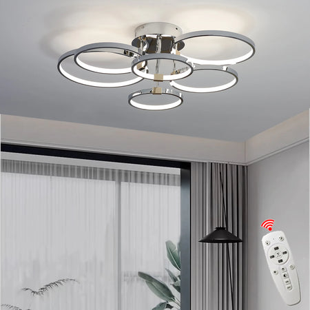 Ceiling Light - Modern Dimmable LED Chandelier with Remote SW-36210789 - SWEET-LIGHTS