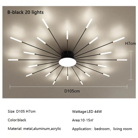 Ceiling Light - Modern Creativity Fireworks LED Chandeliers SW-36210345 - SWEET-LIGHTS