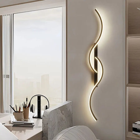 Wall Light - Indoor LED Wall Lamps for Bedroom Black Gold SW-36210458 - SWEET-LIGHTS