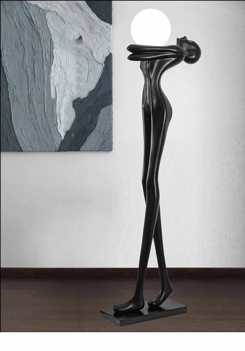 Floor Lamp - Humanoid Art Sculpture Ball Creative Designer SW-36210348 - SWEET-LIGHTS