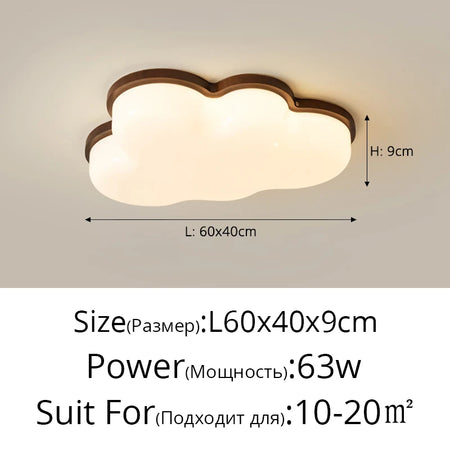 Children Lighting - Nordic Cloud Ceiling Light Warm Eye Protection SW-36210457 - SWEET-LIGHTS