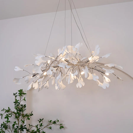 Chandelier - Nordic Modern Long Ginko Leaf Pendant Light for Living Room Dining Room Bedroom Kitchen SW-36210478 - SWEET-LIGHTS