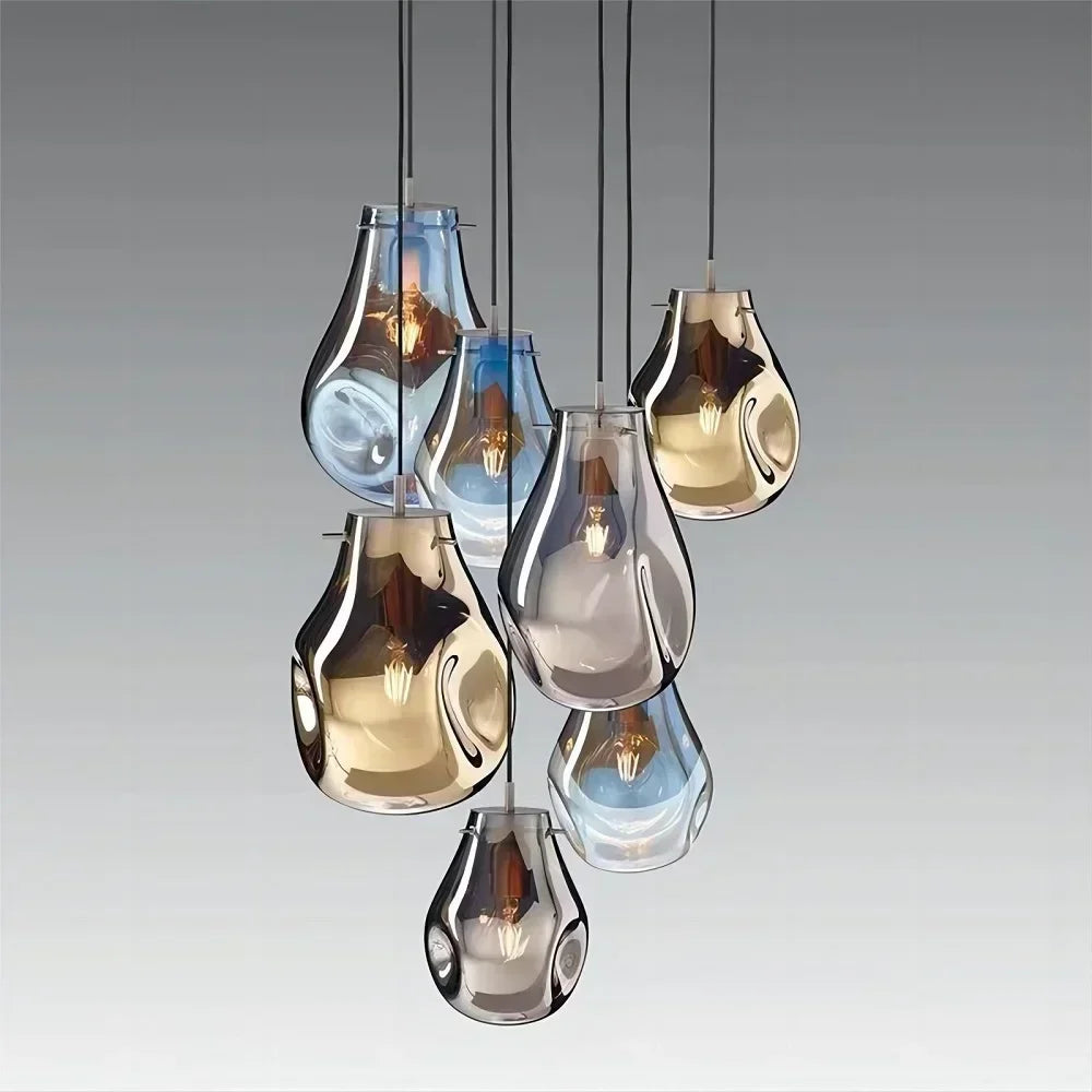 Pendant Light - Art Colorful Glass Chandelier for Dining SW-36210345 - SWEET-LIGHTS