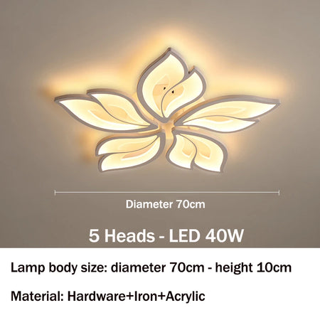 Ceiling Light - Modern LED Ceiling Chandeliers Light for Living Dining Room Bedroom Ceiling Lamps With Remote Control Dimmable Lights Fixtures SW-36210347 - SWEET-LIGHTS