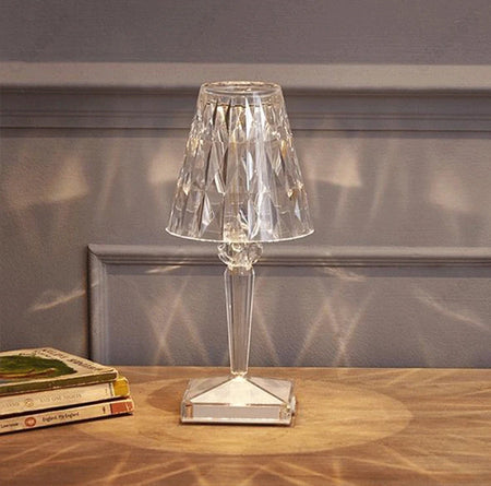 Table Lamp - LED Acrylic Diamond Crystal Decorative Desk Lamp USB Charging Touch Nightlight SW-36210457 - SWEET-LIGHTS