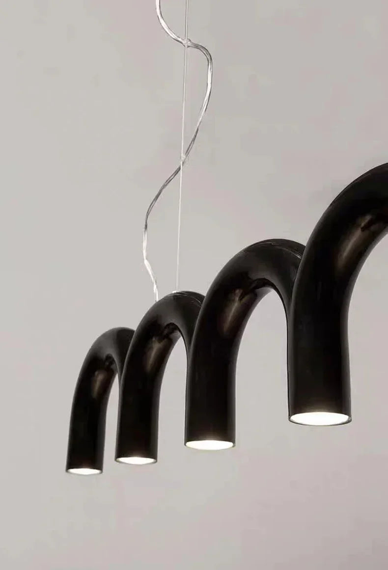 Pendant Light - Long Arch Chandelier LED Multi-color Macaron Lamp SW-36210346 - SWEET-LIGHTS