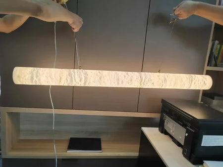 Pendant Light - Modern Simple All Copper Marble Chandelier Luxury Living Room Dining Room Lamp Alabaster Lighting Fixture SW-36210984 - SWEET-LIGHTS