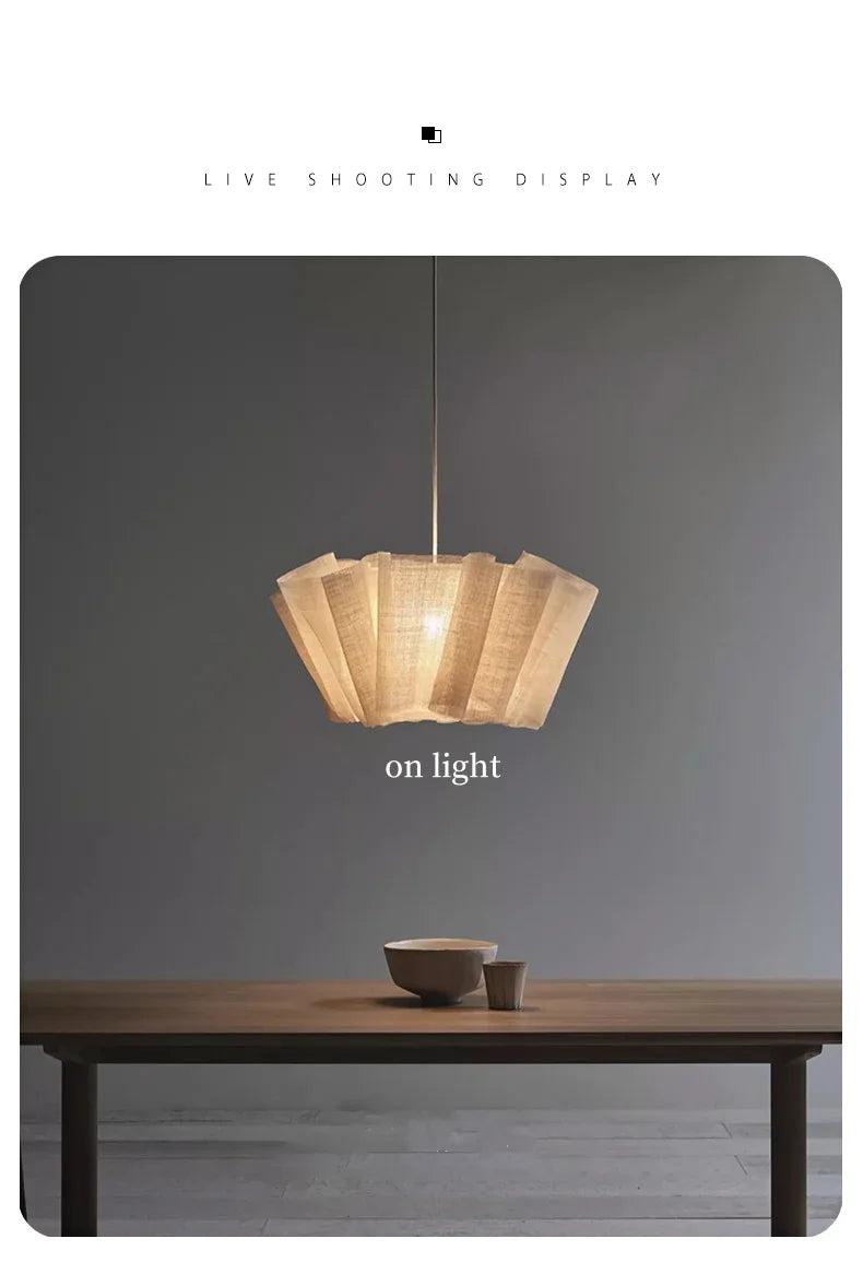 Pendant Light - Nordic Vintage Fabric Chandelier Indoor Lighting Restaurant Loft Bedroom Bedside Fixtures SW-36210983 - SWEET-LIGHTS