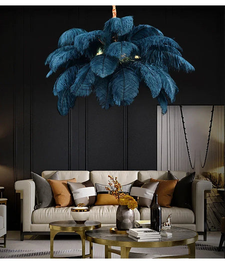 Pendant Light - Nordic Feather Ceiling Chandelier for Home Decoration Indoor Lighting SW-36210457 - SWEET-LIGHTS