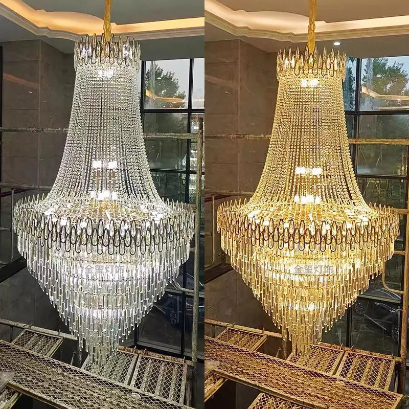 Chandelier - Nordic Modern Crystal Ceiling Light for Villa SW-36210345 - SWEET-LIGHTS