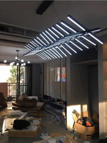 Pendant Light - Luxury Creative Fishbone Chandelier LED Home Decor SW-36210457 - SWEET-LIGHTS