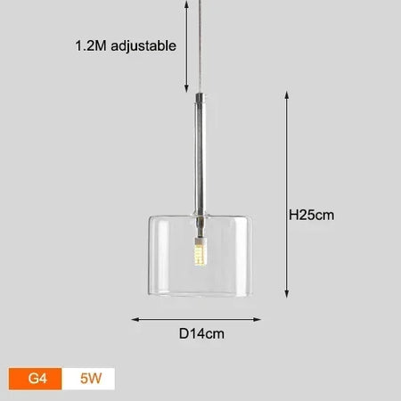 Pendant Light - Italian Minimalist Designer Bar Glass Cup LED Lamp SW-36210123 - SWEET-LIGHTS