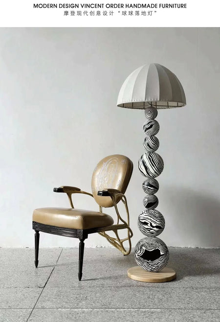 Floor Lamp - NEW Designer Hand-Painted Art Ball Lamp for Living Room Study Decor SW-36210478 - SWEET-LIGHTS