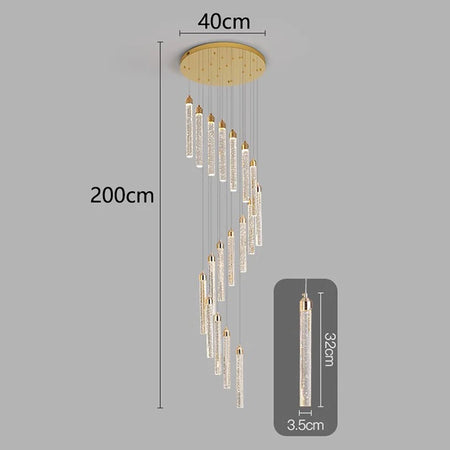 Chandelier - Nordic Home Decoration Stair Chandelier Ceiling Light SW-36210789 - SWEET-LIGHTS