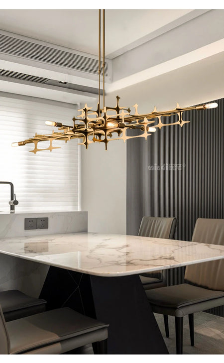 Pendant Light - Nordic Light Luxury Geometric Bar Pendant Lamp SW-36210357 - SWEET-LIGHTS