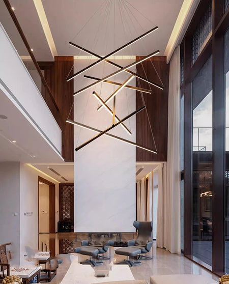 Pendant Light - Modern Stair Chandelier Nordic Luxury LED Ceiling Lamp for Living Room Indoor Light SW-36210567 - SWEET-LIGHTS