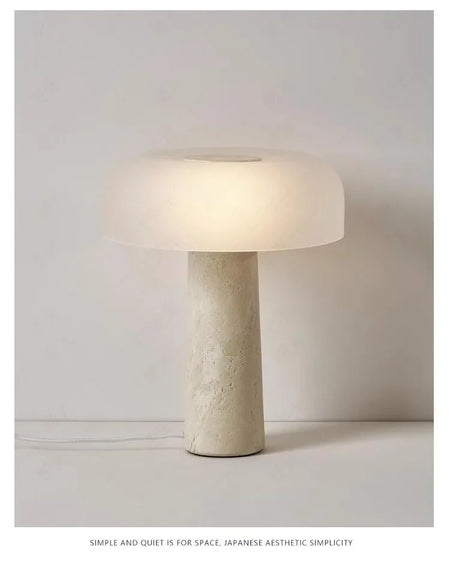 Table Lamp - Personality Simple Natural Travertine LED Mushroom Lamp SW-36210347 - SWEET-LIGHTS