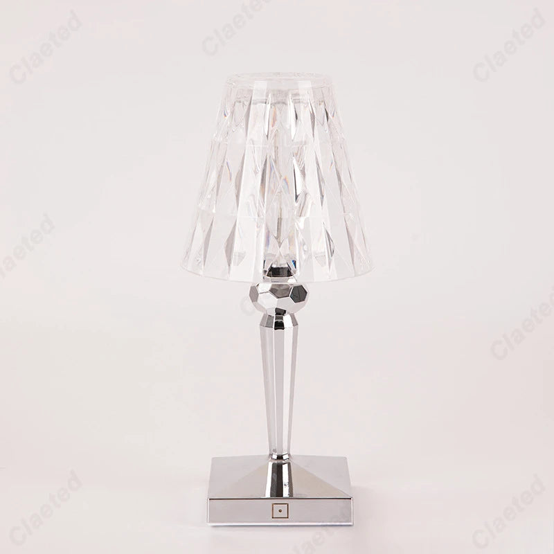 Table Lamp - LED Acrylic Diamond Crystal Decorative Desk Lamp USB Charging Touch Nightlight SW-36210457 - SWEET-LIGHTS