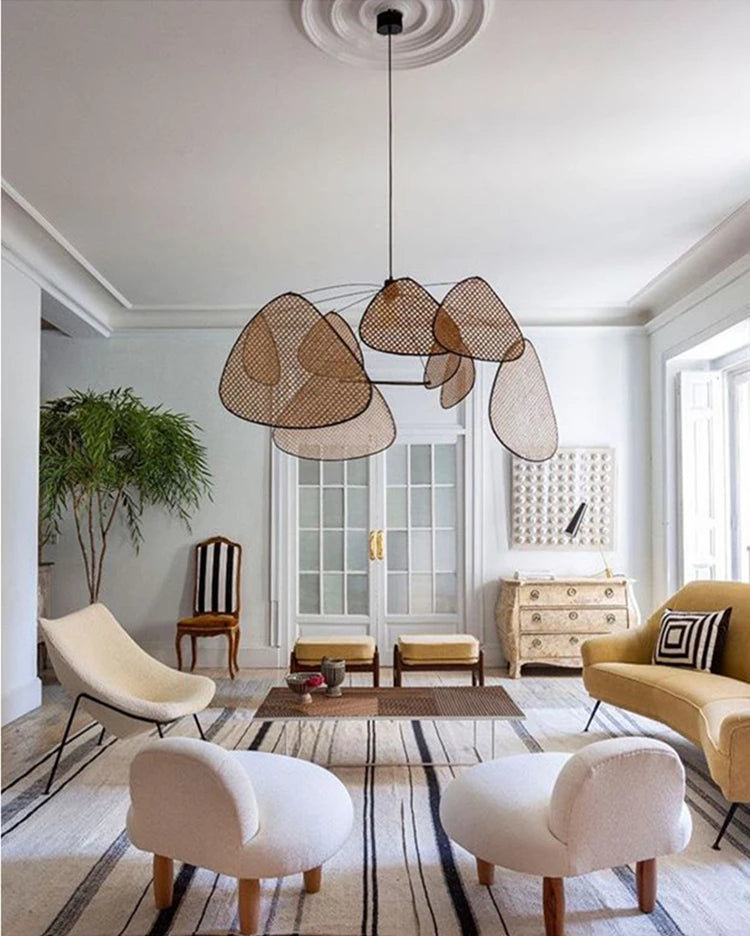 Pendant Light - Modern Living Room Led Rattan Chandelier Home Decor SW-36210789 - SWEET-LIGHTS