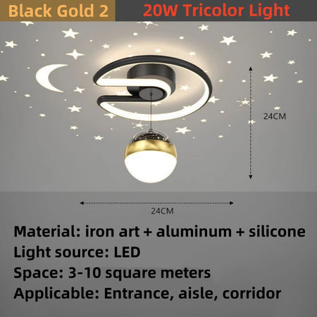 Ceiling Light - 20W Chandelier Nordic LED Star Sky Projection Lamp SW-36210374 - SWEET-LIGHTS