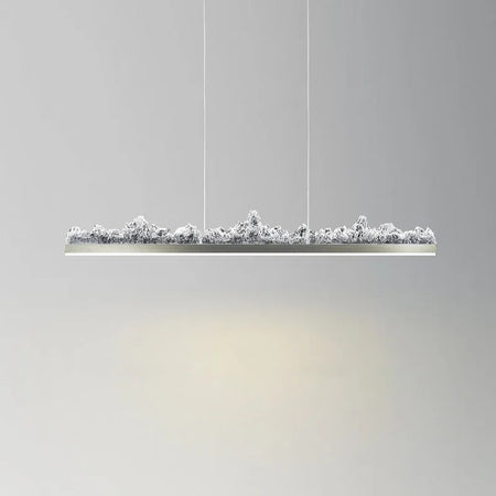 Pendant Light - Italian Minimalist Iceberg Chandeliers Modern Luxury Long Strip Hanging Lights for Bedroom Dining Room Kitchen Island Led Lamp SW-36210123 - SWEET-LIGHTS