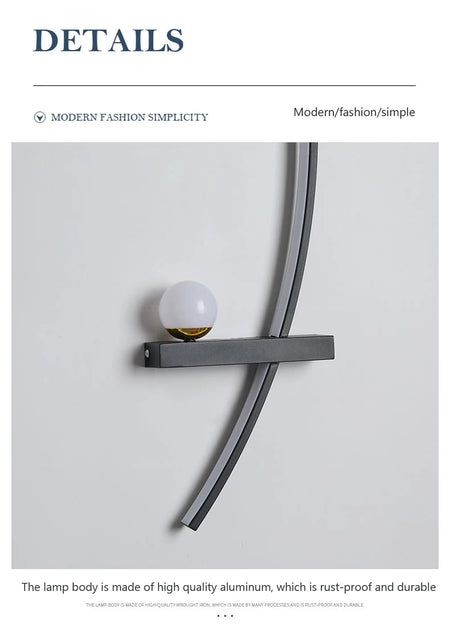 Wall Light - Bedside LED Wall Lamp Smart Remote Control Sconces Lighting for Bedroom Living Room Indoor SW-36210458 - SWEET-LIGHTS