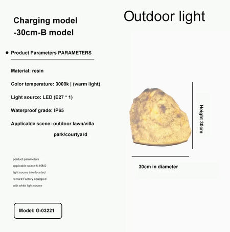 Outdoor Light - Waterproof Resin Lawn Garden Lamp SW-36210345 - SWEET-LIGHTS