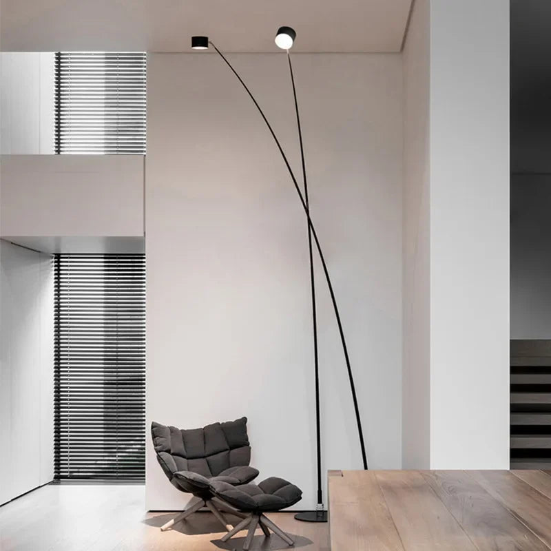 Floor Lamp - Modern Minimalist Atmosphere Living Room Sofa Standing Rod Fishing SW-36210579 - SWEET-LIGHTS