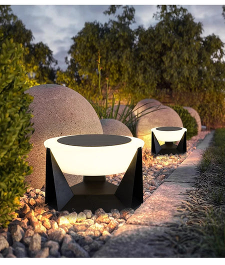 Outdoor Light - LED Remotely Controlled Solar Column Lamp Dimmable Waterproof SW-36210425 - SWEET-LIGHTS