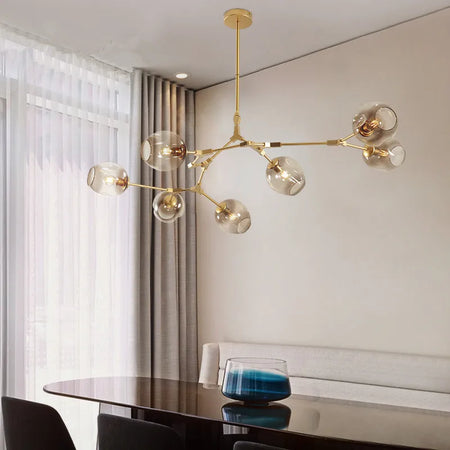 Pendant Light - Italy Designer Magic Bean Ceiling Chandelier Multi Color Glass Lampshade LED Lighting SW-36210458 - SWEET-LIGHTS