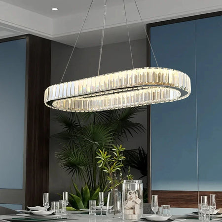 Pendant Light - Led Luxury Crystal Ceiling Pendant Lamp for Living Room and Dining SW-36210347 - SWEET-LIGHTS