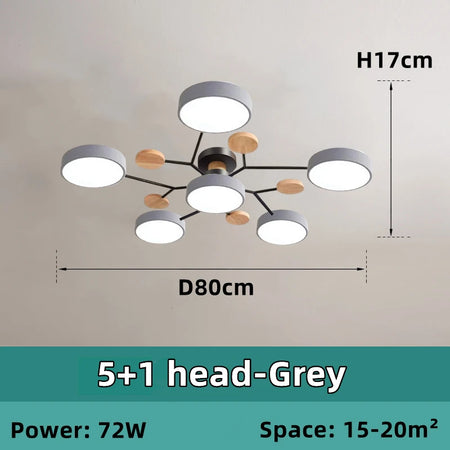 Ceiling Light - Nordic Style LED Chandelier for Living Room Kitchen SW-36210478 - SWEET-LIGHTS