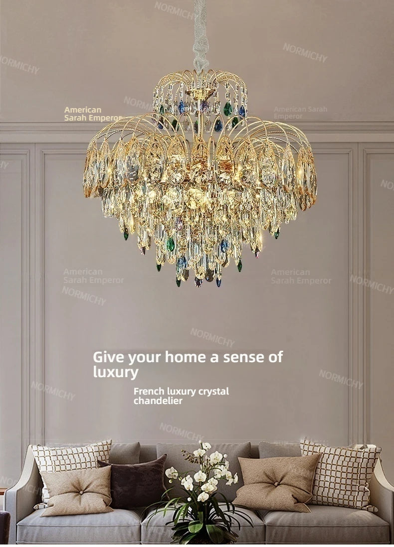 Chandelier - Home Decoration Crystal Chandelier Luxury Villa Lighting SW-36210458 - SWEET-LIGHTS