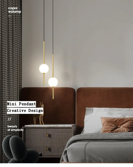 Pendant Light - Fumi Gold Elegant 1-Light Ceiling Fixture SW-36210458 - SWEET-LIGHTS