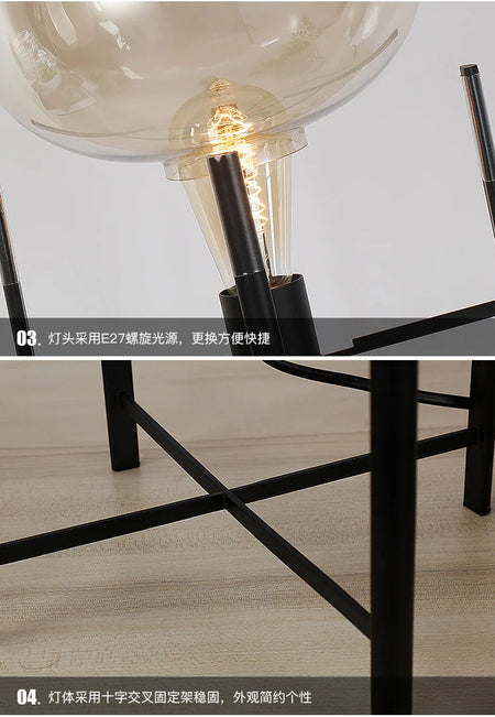 Floor Lamp - Villa Bubble Oda Pulpo Glass Ball Postmodern Scandinavian Hotel Cafe Bedroom Reading SW-36210458 - SWEET-LIGHTS