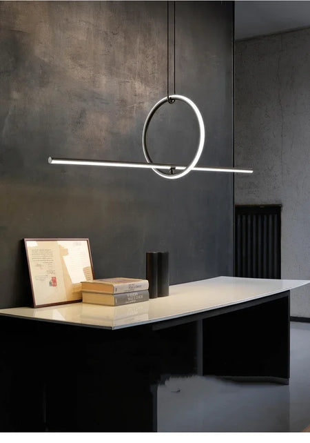 Pendant Light - Post Modern LED Strip Geometric Pattern for Home SW-36210468 - SWEET-LIGHTS